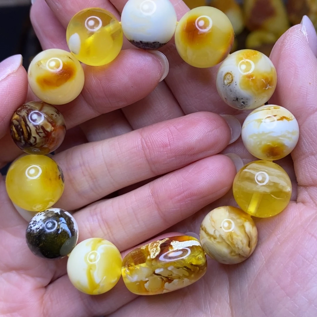 未镶嵌定制蜜蜡胖