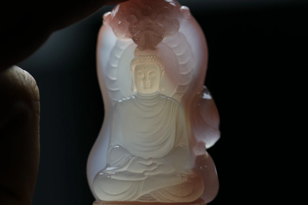 天然原矿保山南红玛瑙杨柳中洞子神龙护主