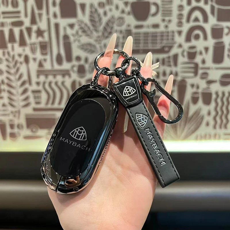 适用奔驰迈巴赫S480钥匙套新S级S400L包高级S680壳S450S580金属扣