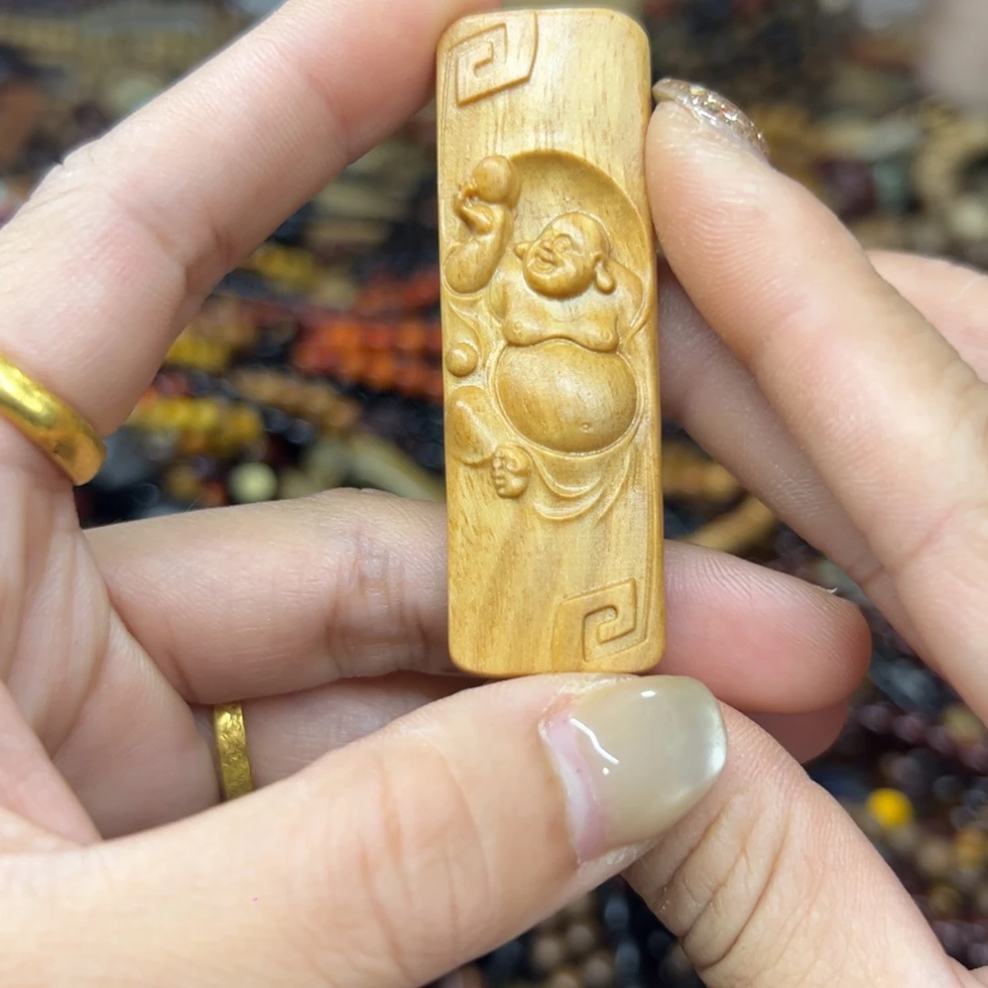 维腊木（绿檀）无事牌