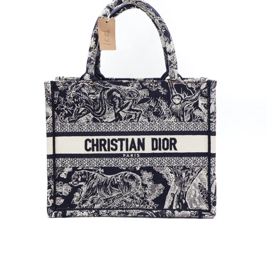 99新 DIOR/迪奥 23年)Dior迪奥小号Book Tote动物园托特包 9231