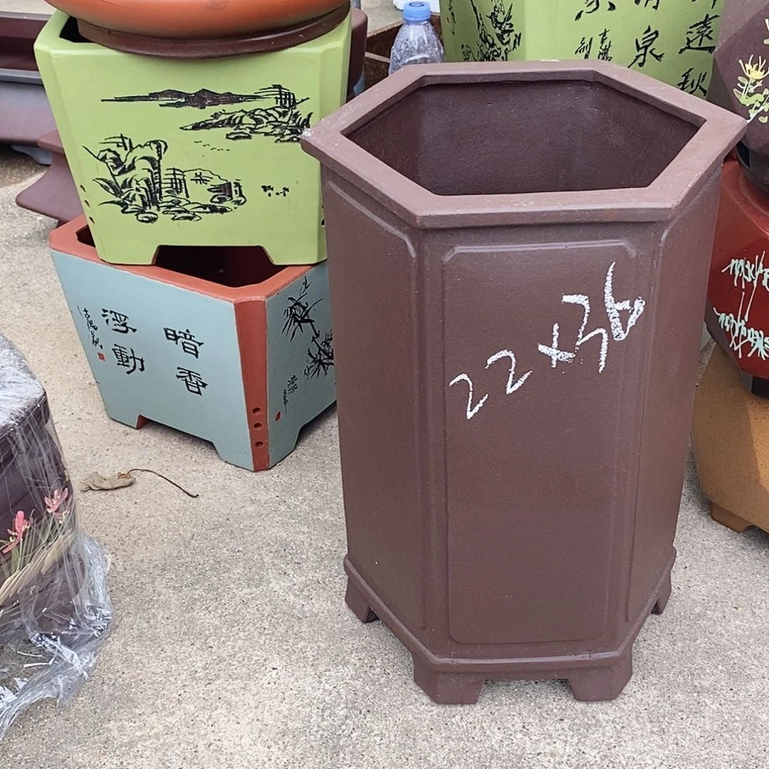 紫砂花盆紫砂花盆