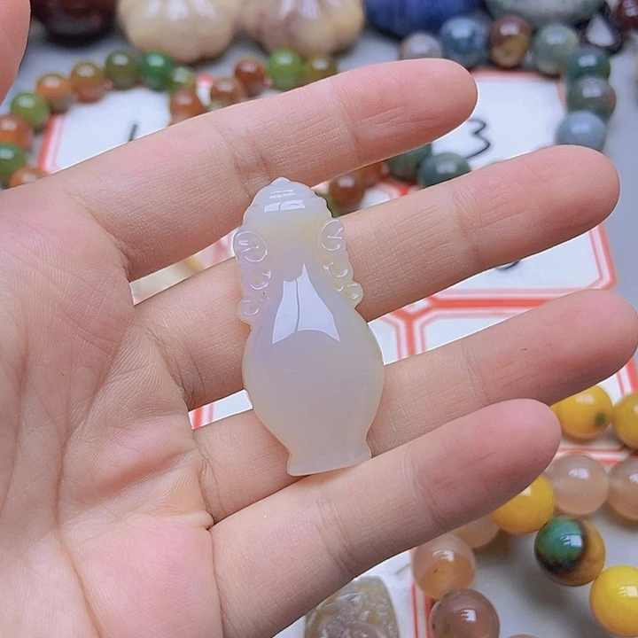 【闪购商品】未镶嵌玛瑙/玉髓珠宝半成品严*海