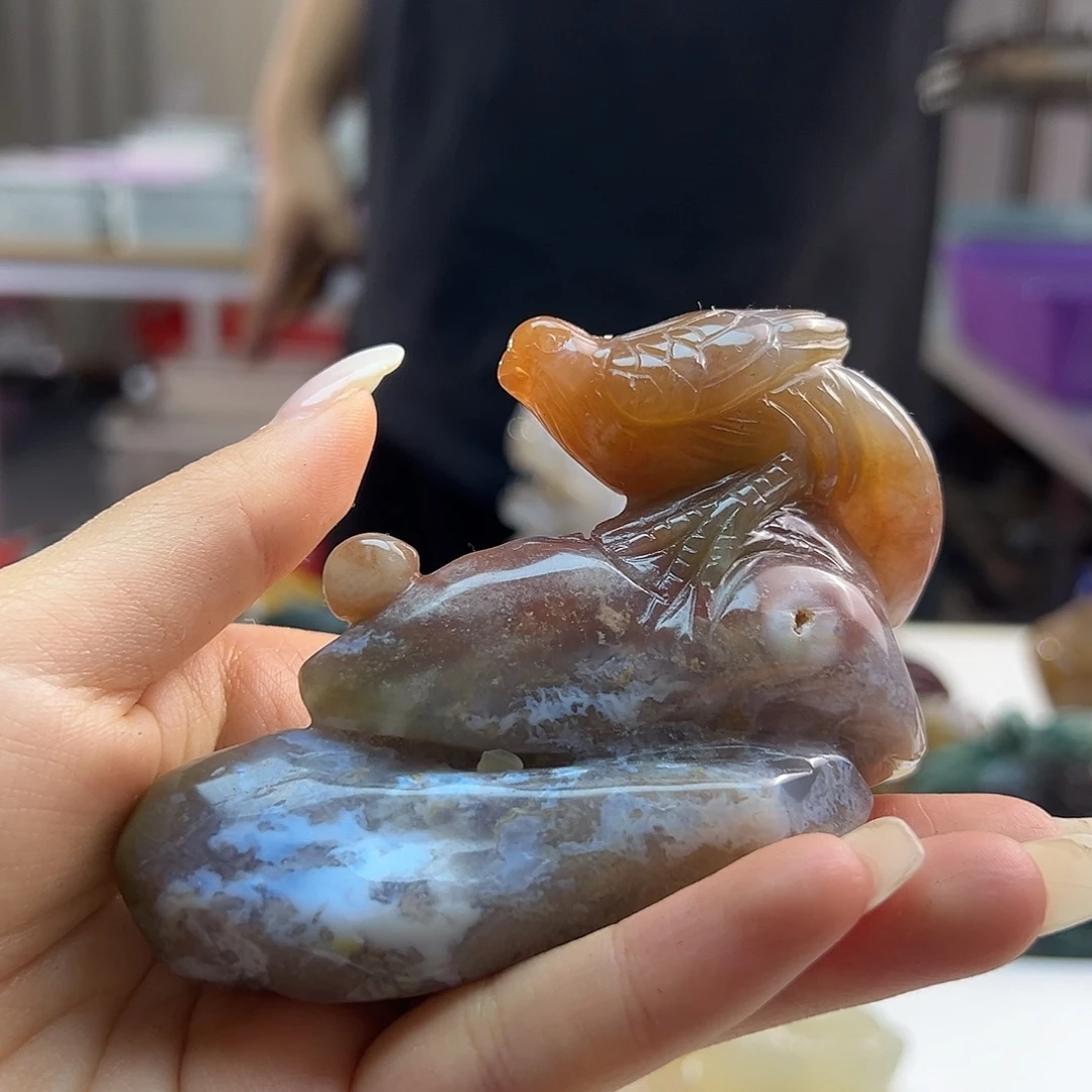 玛瑙/玉髓未镶嵌吊坠(不含链)