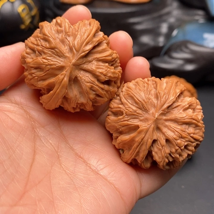 把件文玩核桃苹果44尺