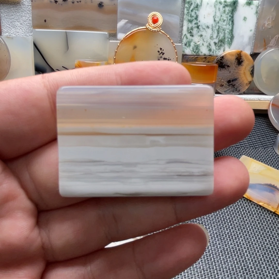 玛瑙/玉髓未镶嵌颈饰