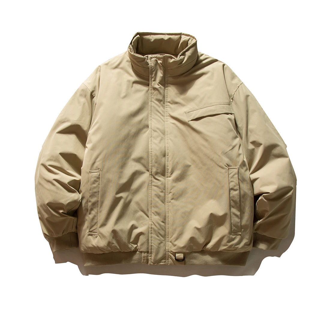 【棉服】保暖厚款长袖宽松型常规棉衣棉服复古冬季休闲百搭男立领