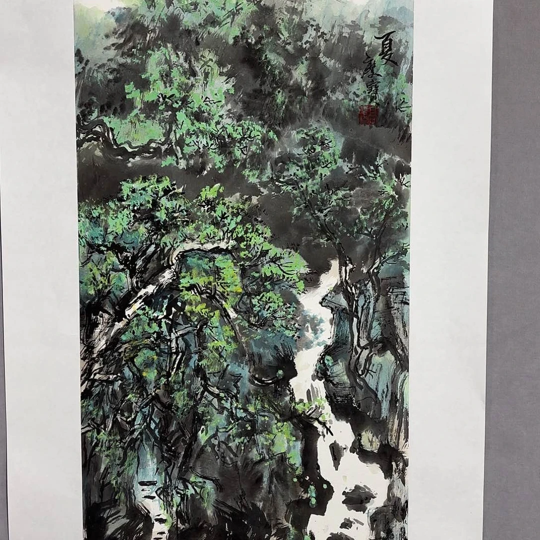 国画国画纯手绘作品请放心去藏