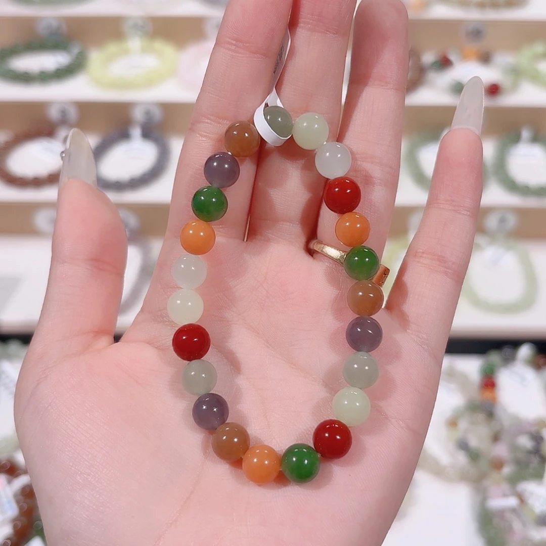 未镶嵌手链和田玉茉*y