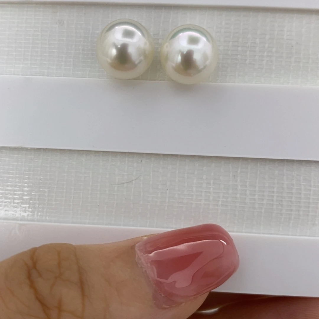 未镶嵌海水珍珠澳白强光9-10mm