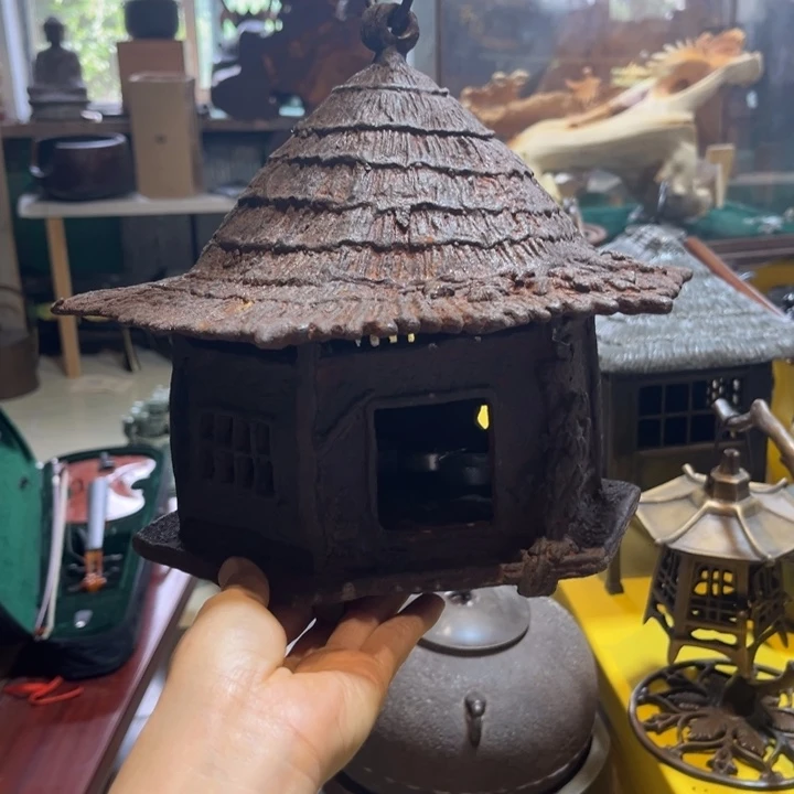 蜜安罐瓷香炉锡茶则