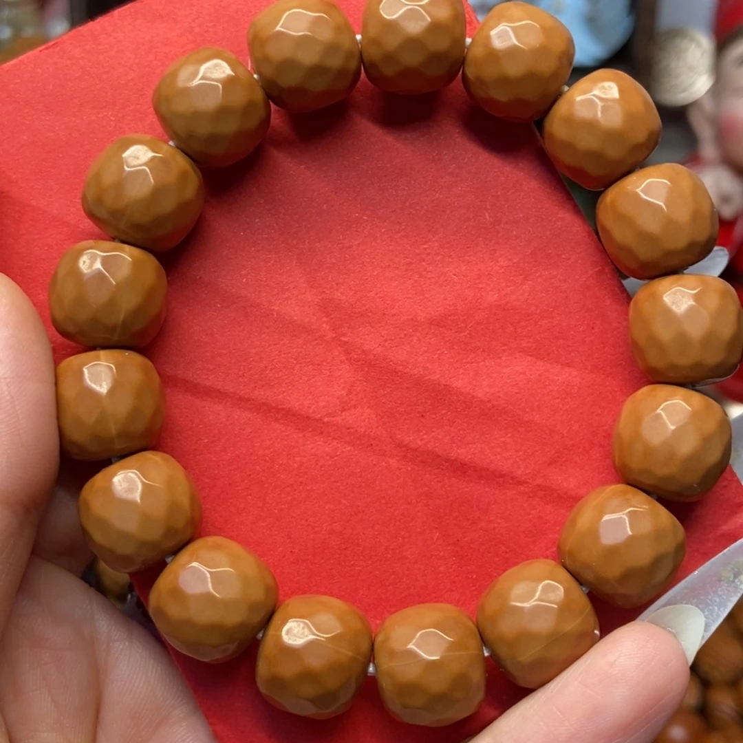 橄榄核手串/手链猴头材质钻石面