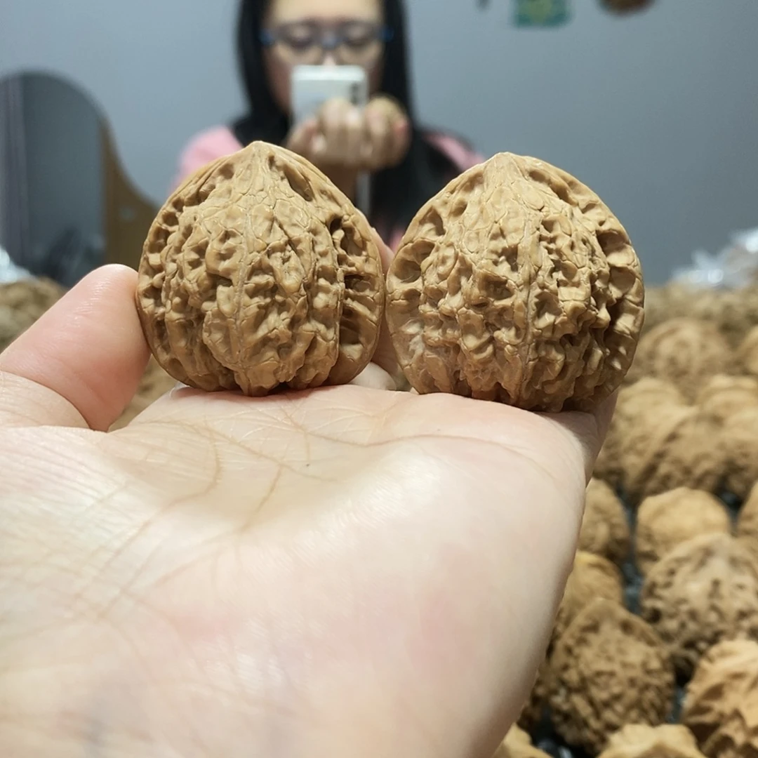 吊坠文玩核桃狮子毛38