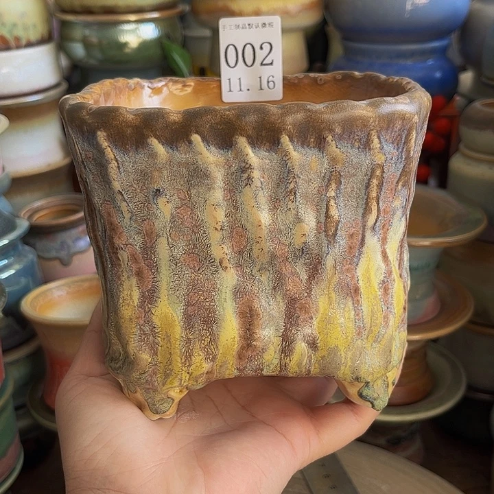 瓷片景德镇陶瓷手工制作口12.5高12