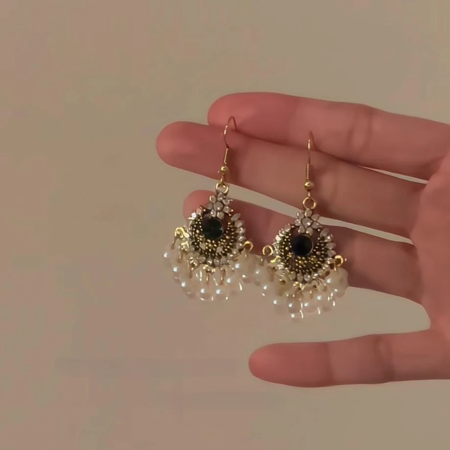 复古民族风耳环2025新款爆款高级感耳坠异域风新中式耳钩耳饰品女