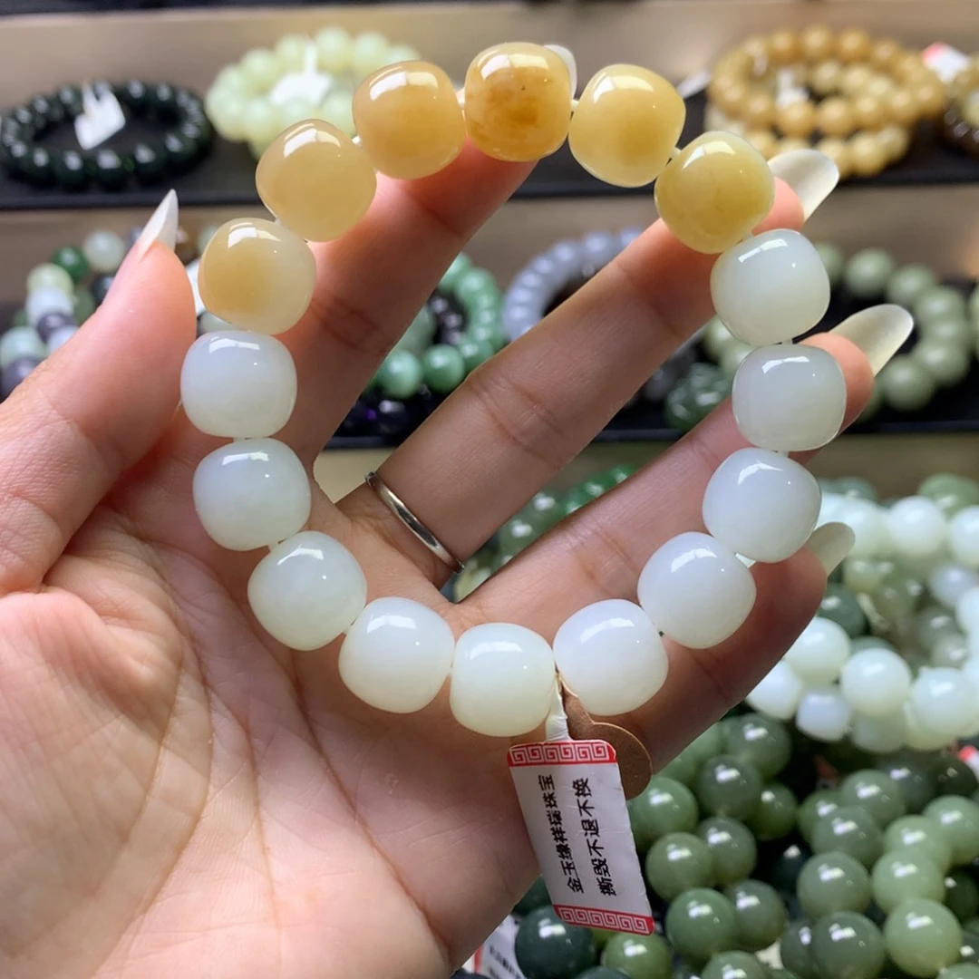 手串未镶嵌和田玉摩***默