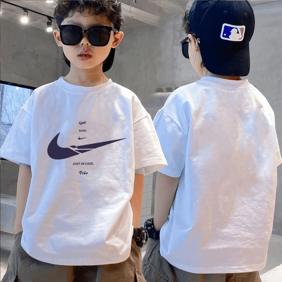 【纯棉实体品质】亲子童装男童t恤短袖夏装儿童中大童男孩上衣宽松