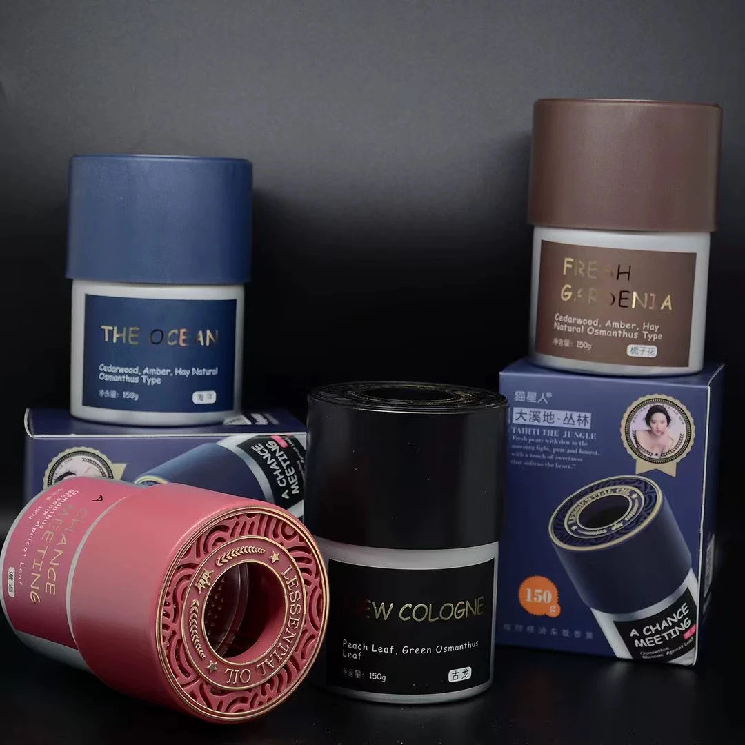 猫星人车载香薰固体香膏持久留香净化空气去除车内异味大溪地丛林