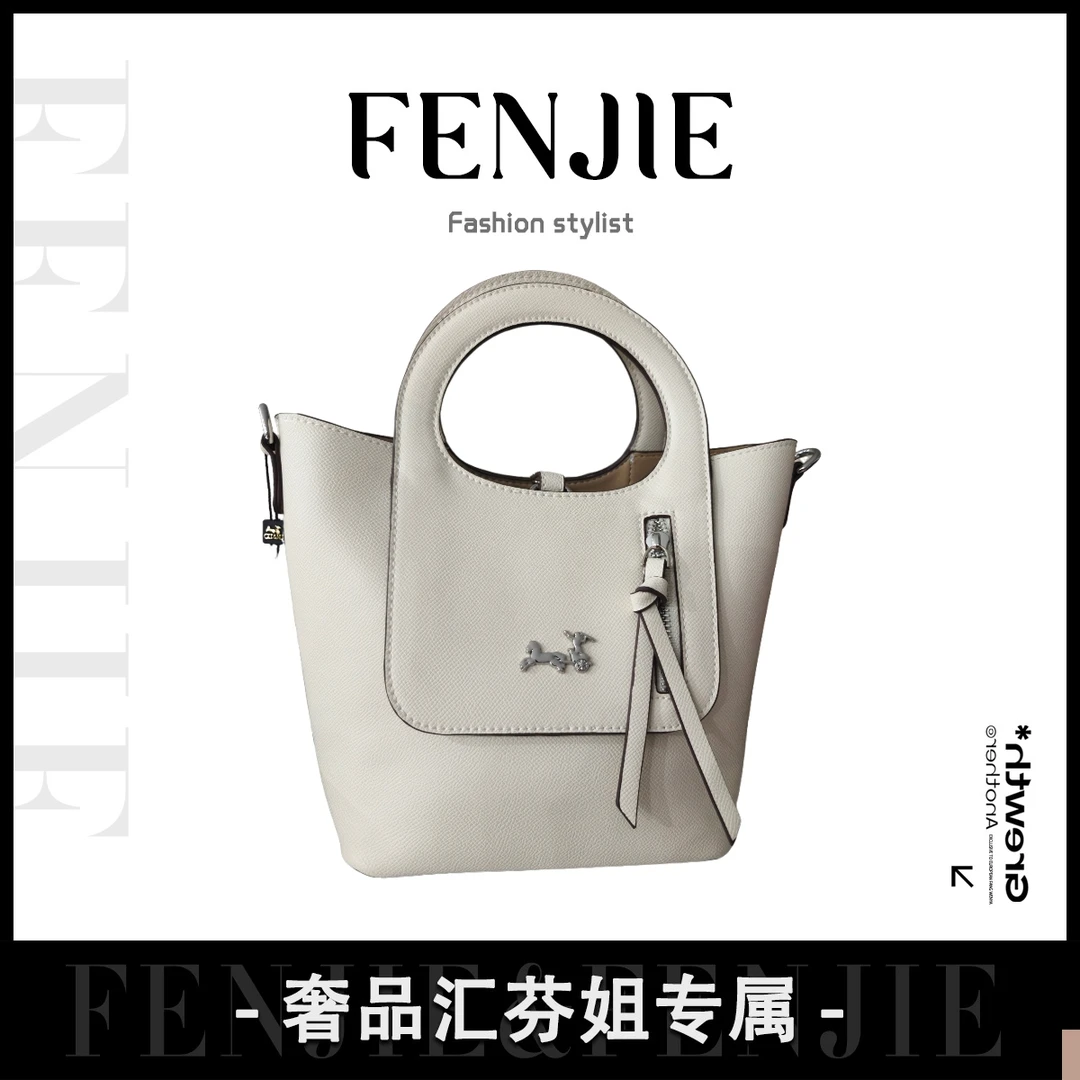 椭圆形磁扣单根单肩包手拎包通勤托特包