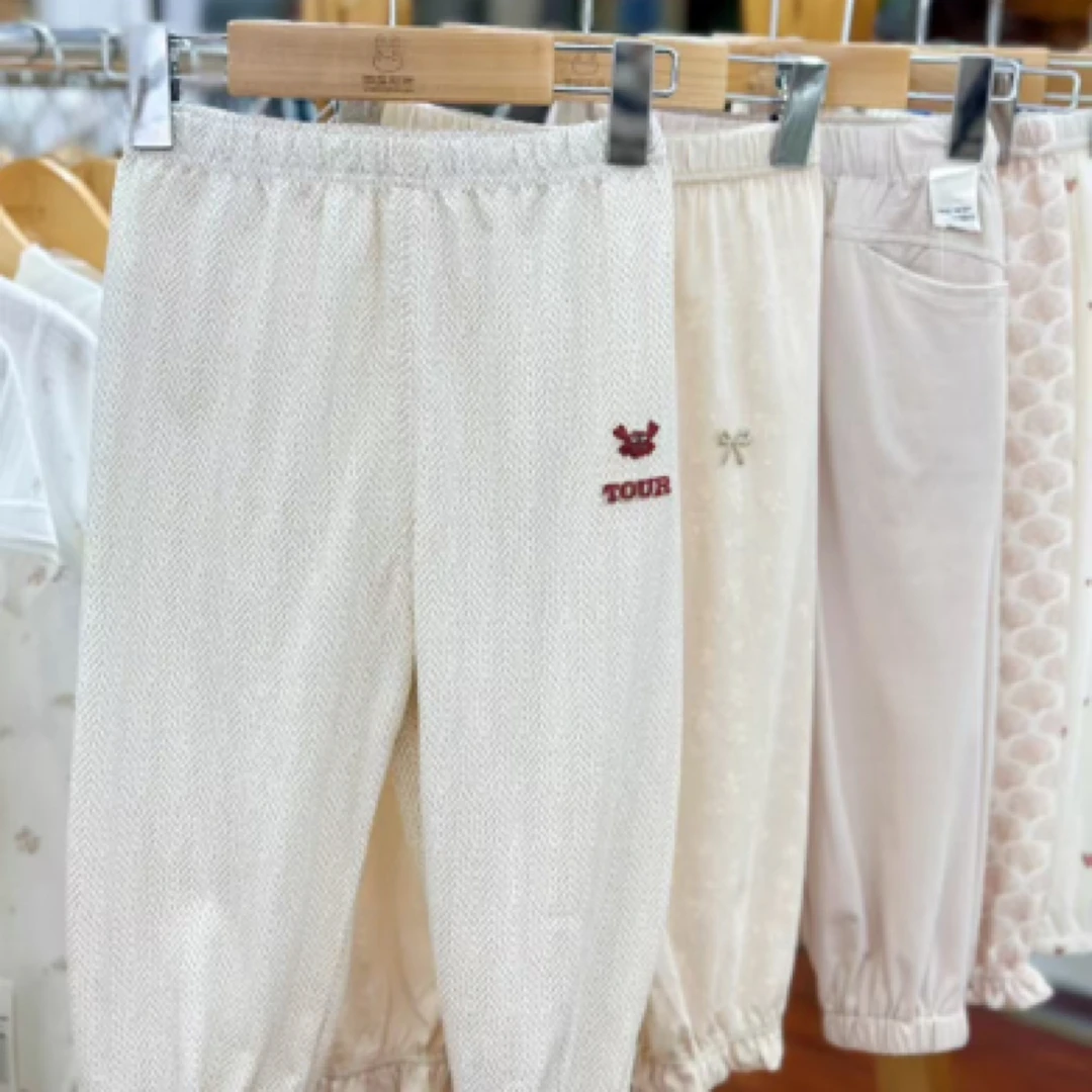 娃丽比-纯棉防蚊裤短裤轻薄透气裤子