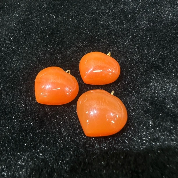 【小宝晶选】天然南红爱心吊坠 多样性发一件 392XBLQ