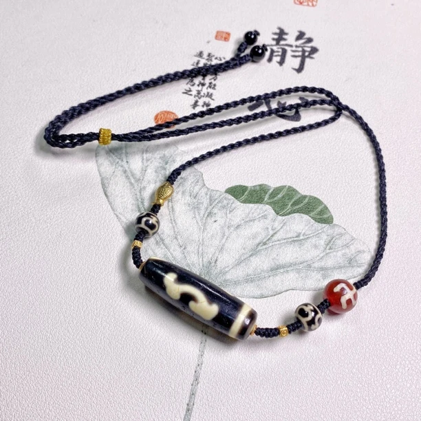 玛瑙如意增怀锁骨链时尚个性设计项链简约气质百搭颈饰