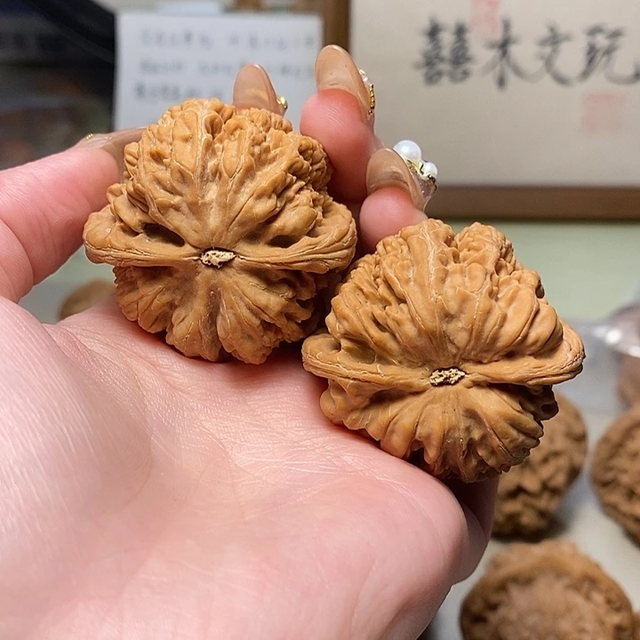 文玩核桃把件43粗筋