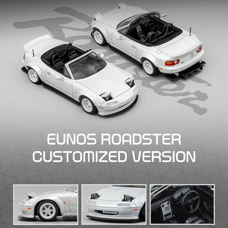 Micro turbo车模 1:64合金 马自达 MX5火箭兔 小比例汽车模型收藏