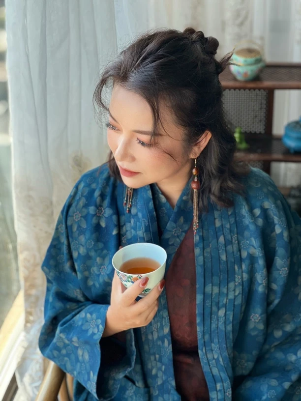 爱上莲心香云纱四经绞罗风琴褶袈裟 休闲百搭新中式老钱风