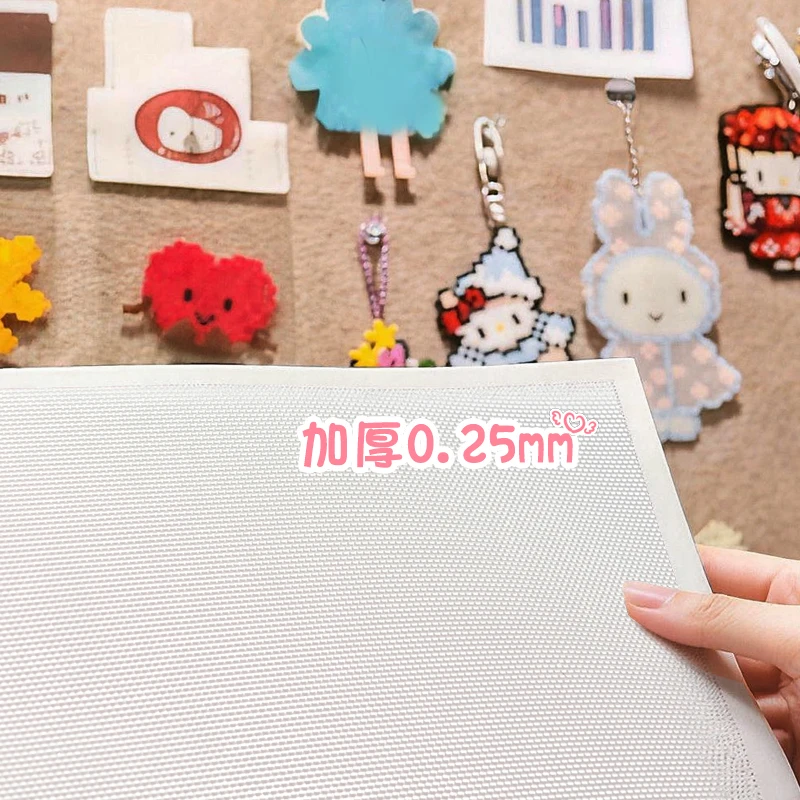 包边拼豆烘焙布加厚哑光颗粒感耐高温熨烫烫纸可重复使用不易折