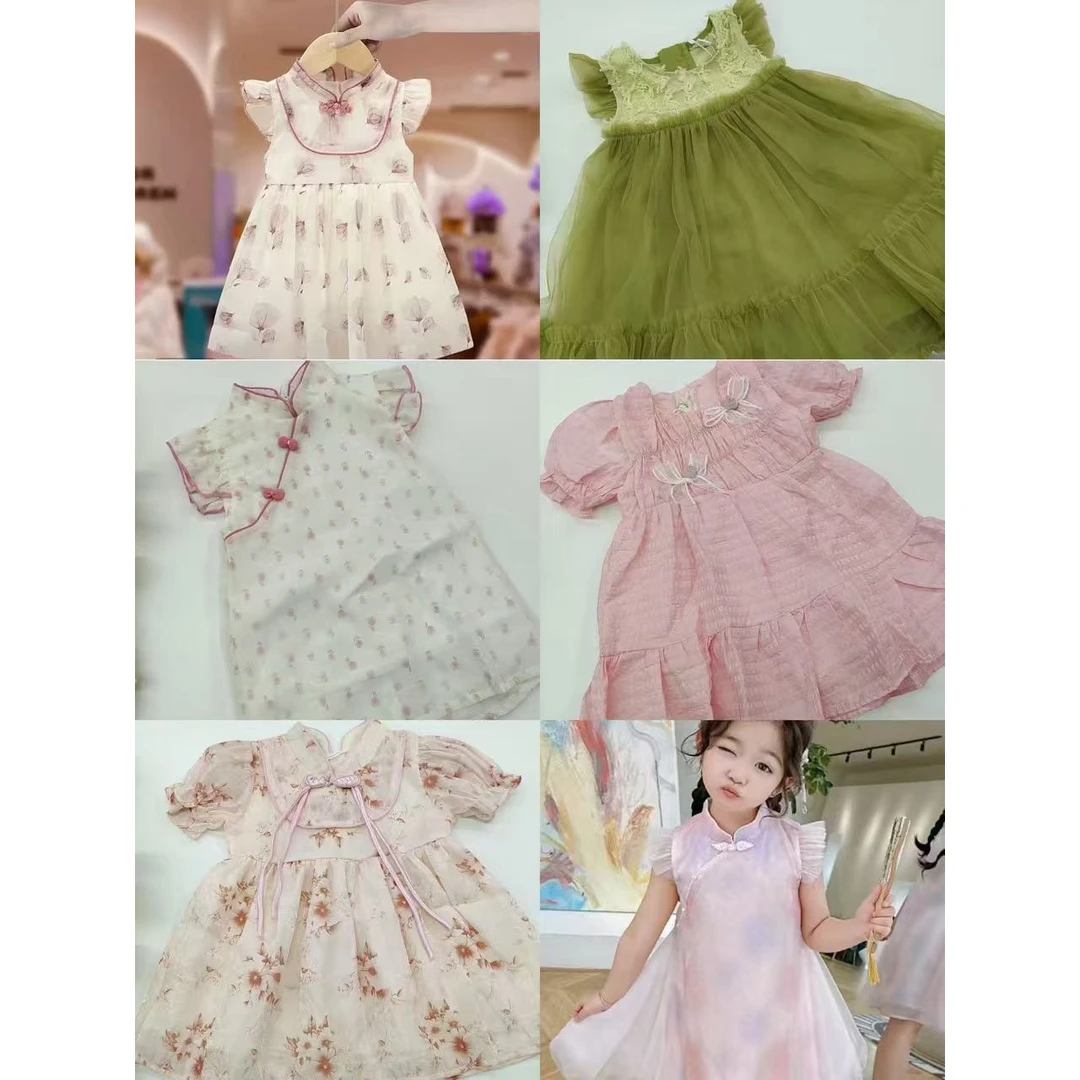 新款国风时尚纱纱裙9988-1