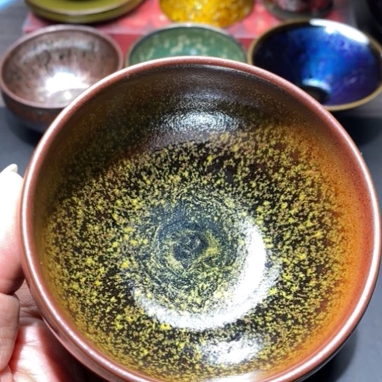 茶盏建盏主人杯茶壶盖碗品茗杯038