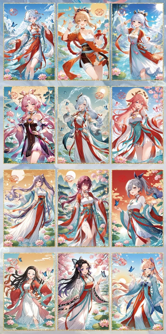 左左《月光之下》哈喽文创A5亚克力卡牌盲盒收藏（代拆）