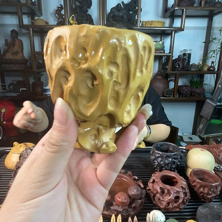 茶壶紫砂.****✨太湖石主人杯