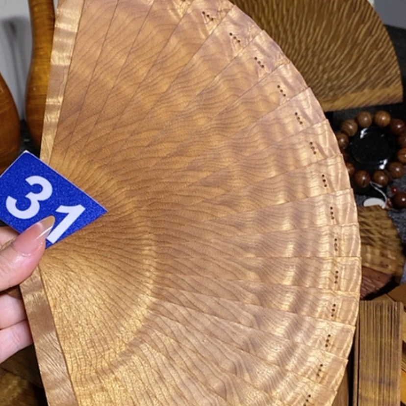 【闪购商品】金丝楠赵*金丝楠木扇子