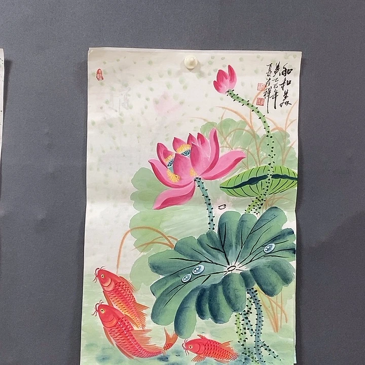 国画徽****术胡洪祥手绘作品45.68