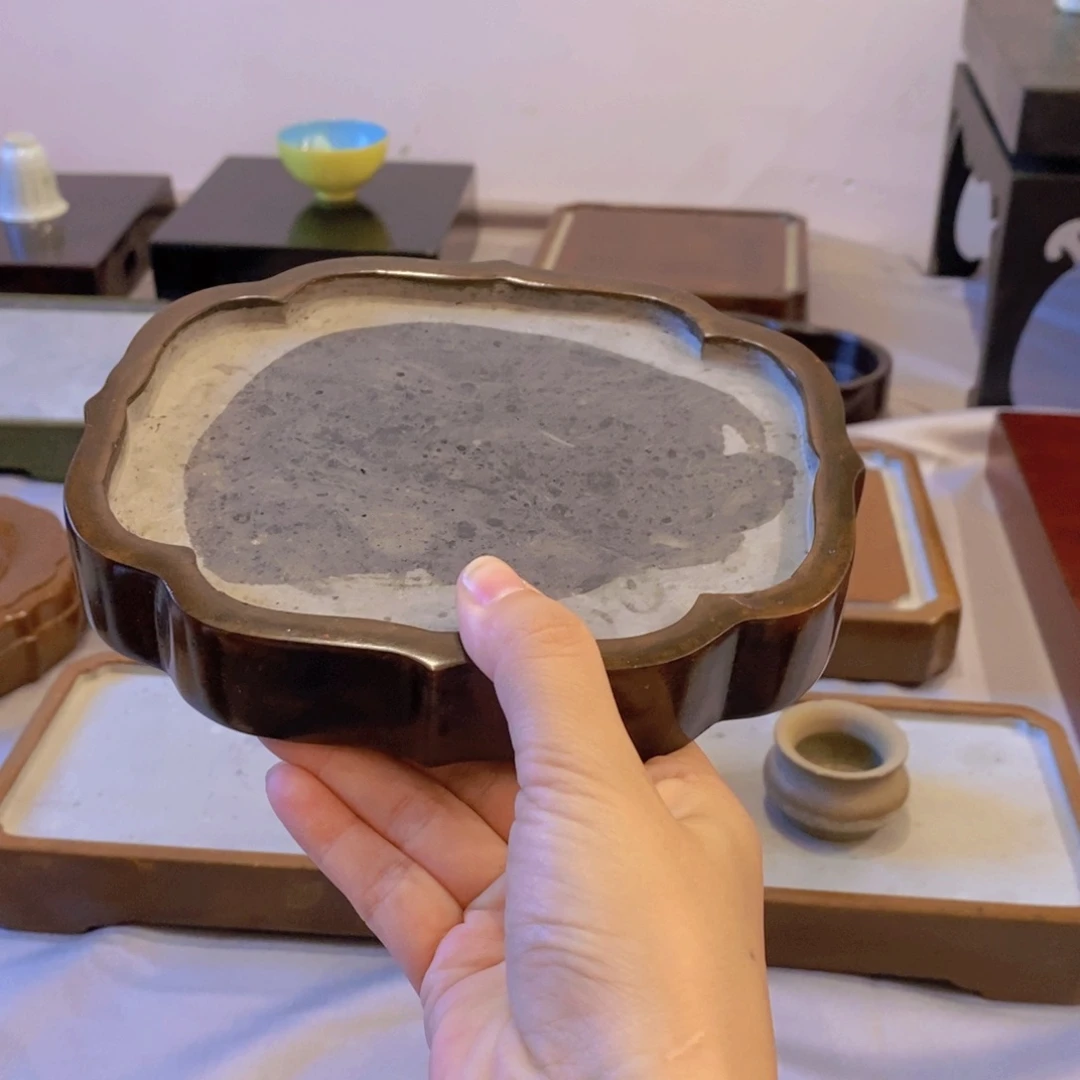 金砖大漆壶承一个