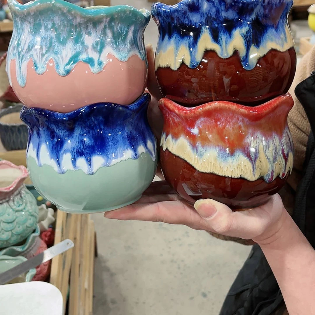 【闪购商品】陶瓷陶瓷多肉植物花盆