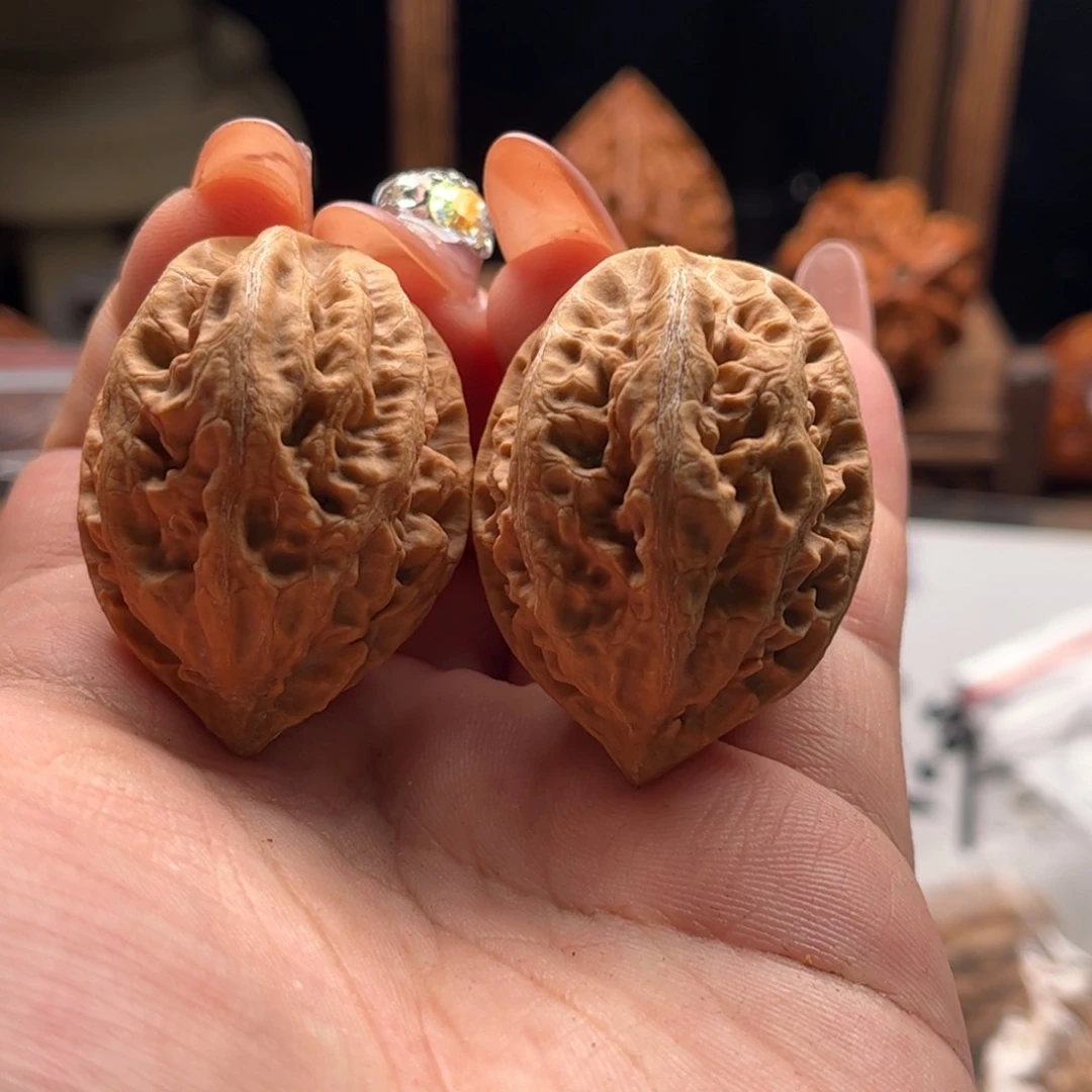 文玩核桃把件关东木子家楸大胖114