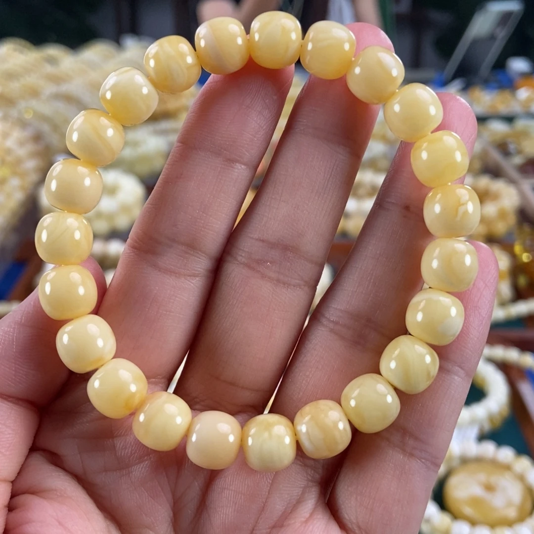 琥珀未镶嵌珠宝奇石9浓白花蜡老型12