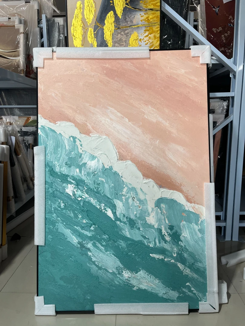 【优雨】6/30纯手绘油画客厅、玄关、餐厅、卧室现货直清定制链接