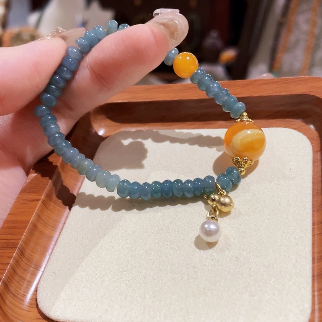 蜜蜡未镶嵌手链手串