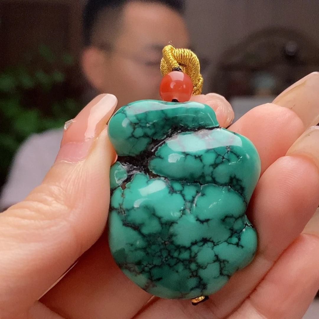 未镶嵌绿松石珠宝奇石