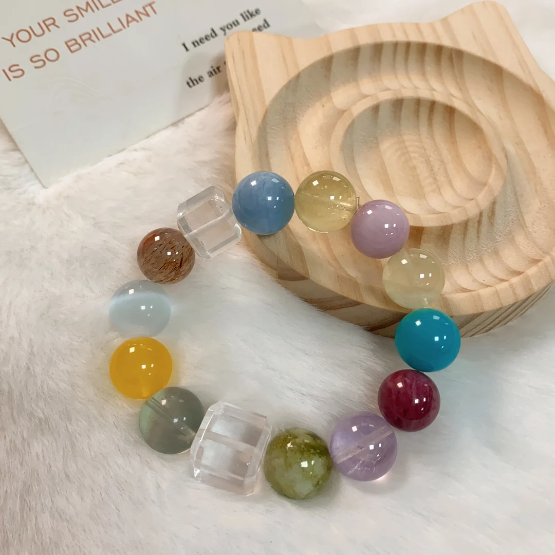 紫水蜻蜓奶盖时尚百搭送礼女款手串原创设计ZDYSJ00190