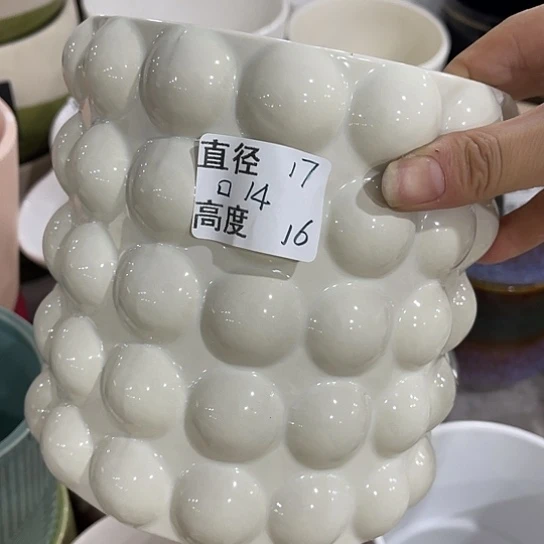 多肉绿植陶瓷花盆9.9包邮，有孔