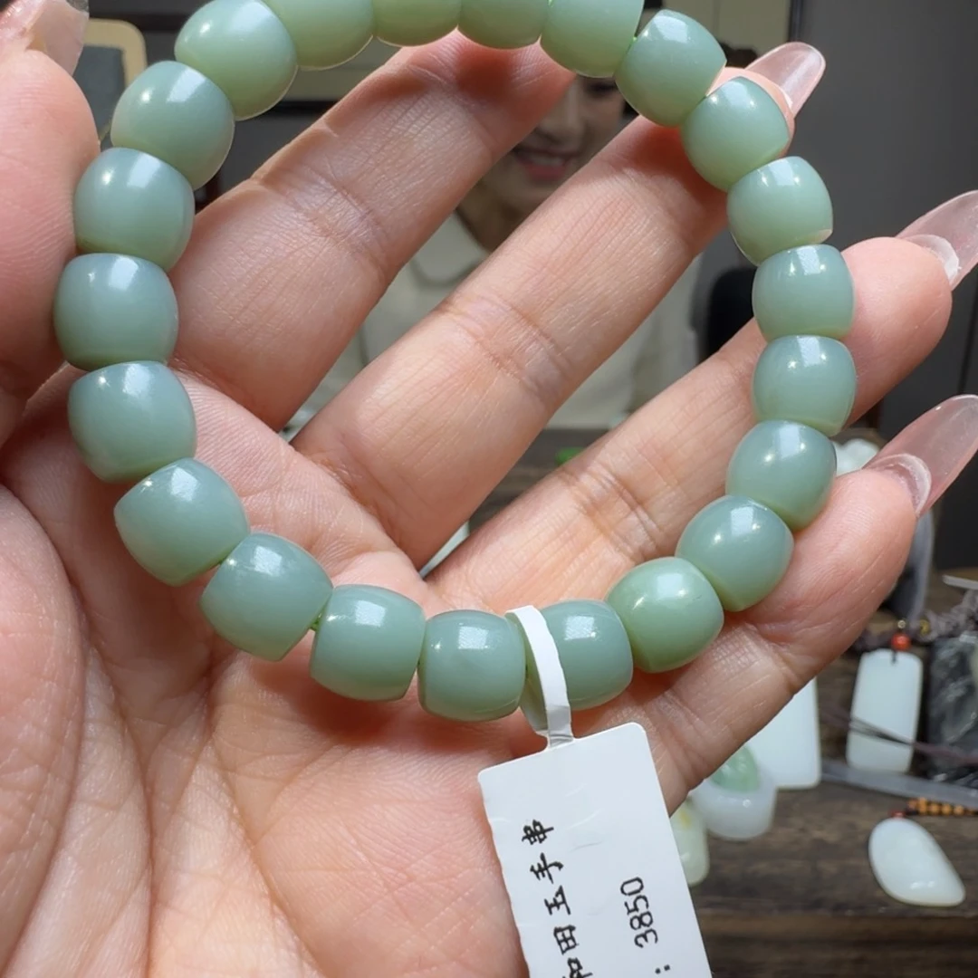 和田玉手串未镶嵌