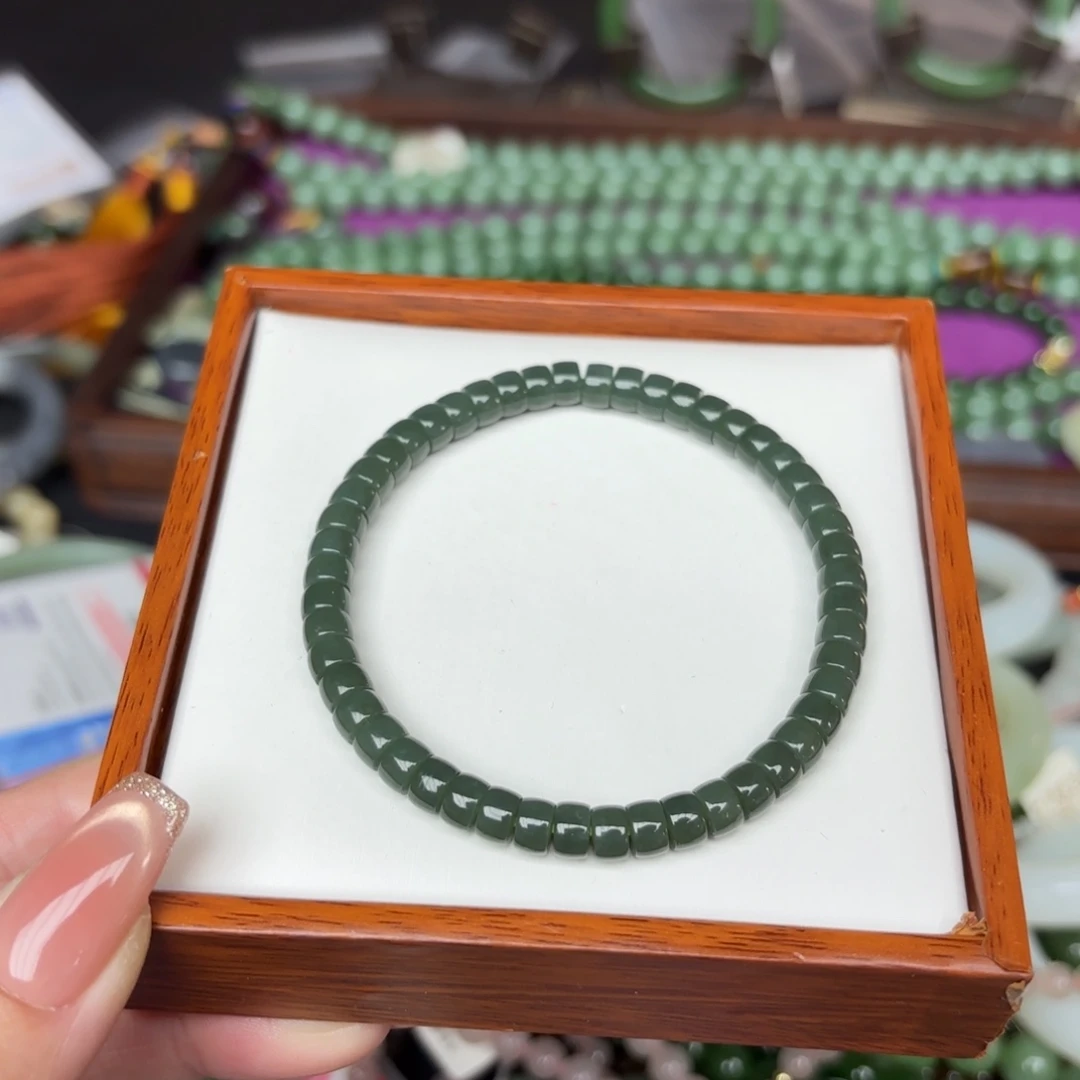 御***京和田玉未镶嵌手链