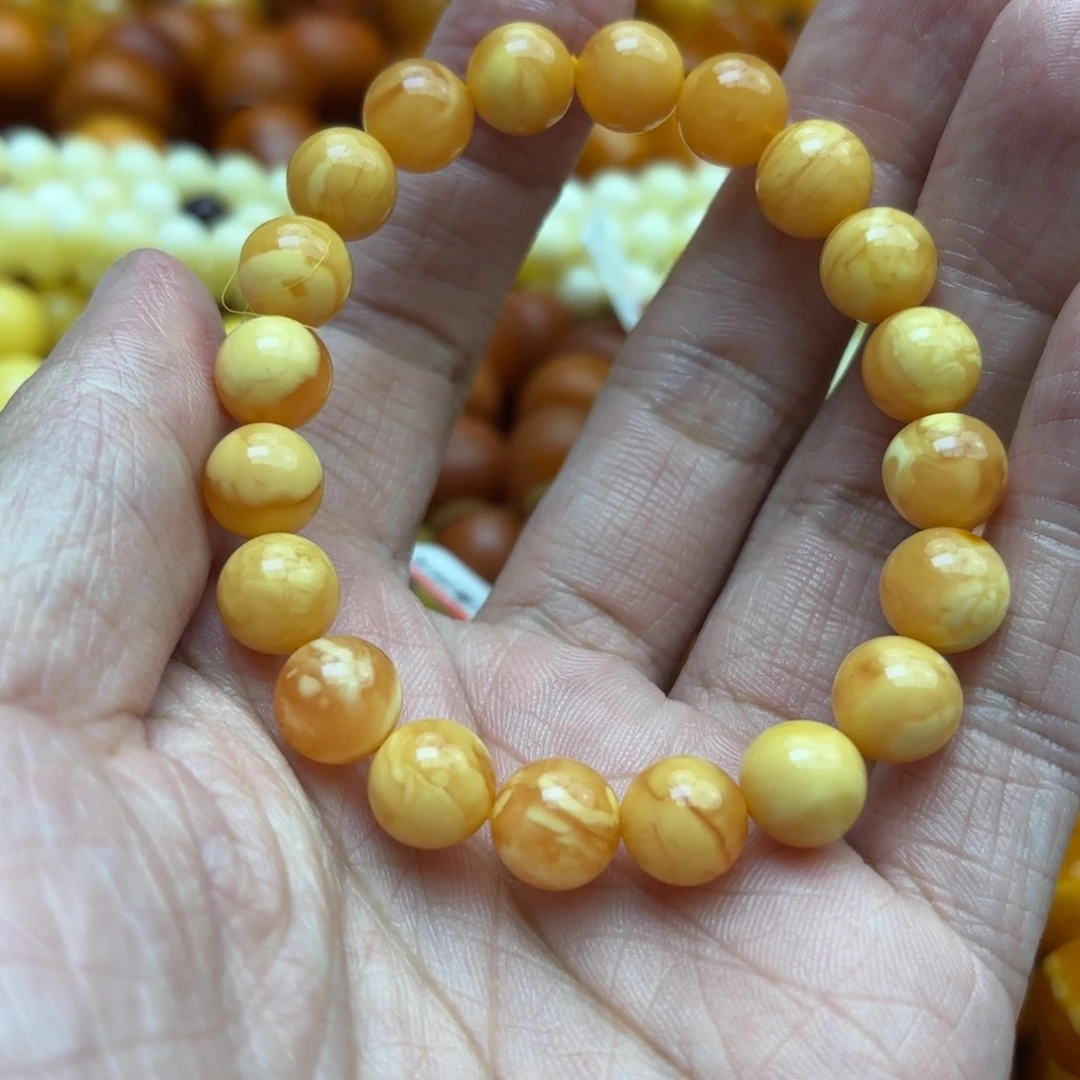 琥珀手链未镶嵌蜜蜡