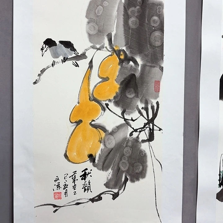 国画亲笔手绘放心去藏