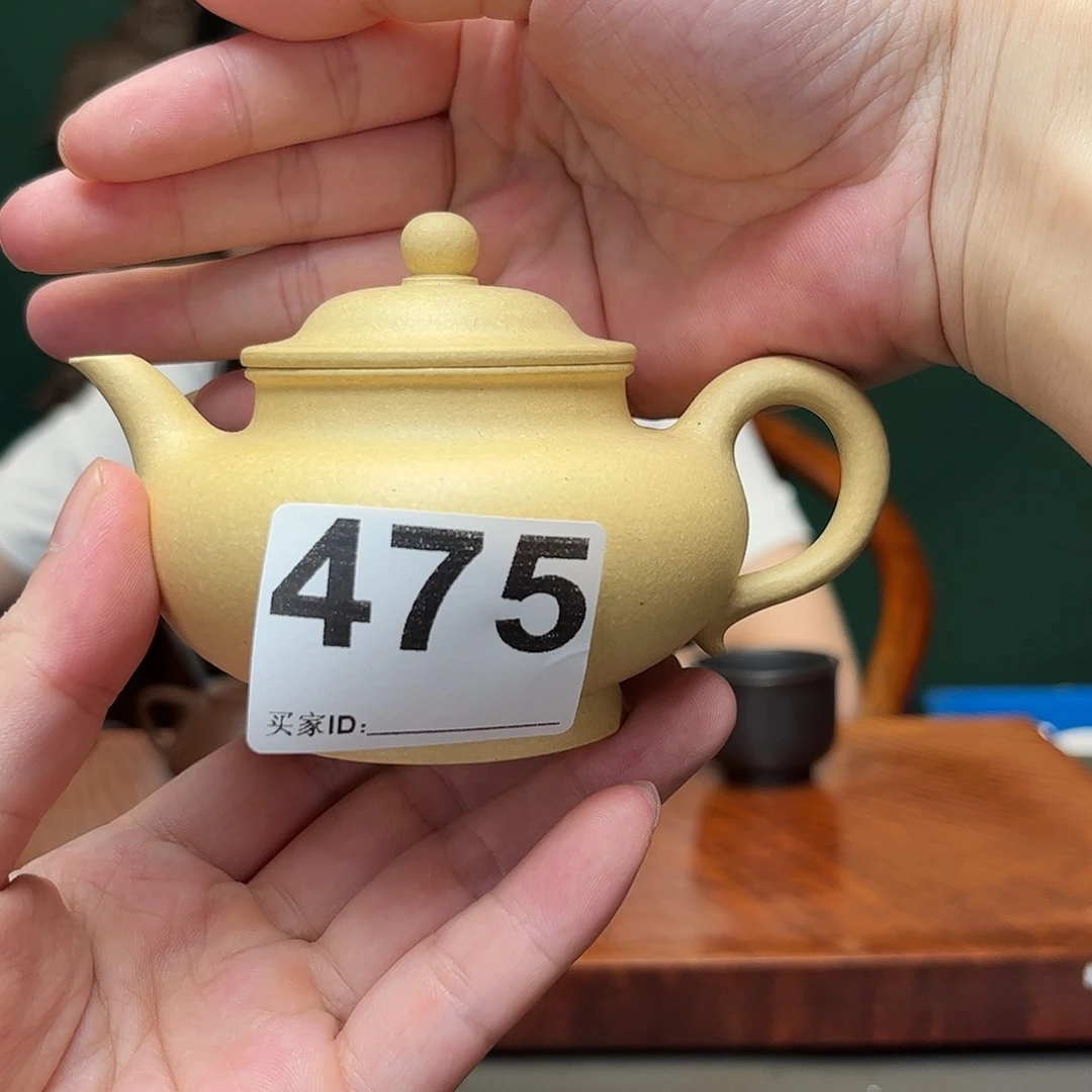 紫砂茶宠也***天本绿475